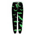 thumbnail image 2 of Pantalones de yoga Gibobby mujer estampado 3D Halloween cintura alta verde S, 2 of 4