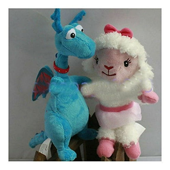 2pcs Disney Doc McStuffins friend Lambie & Stuffy Stuffed Doll Plush
