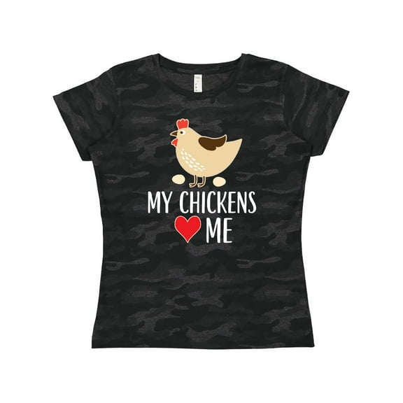 Inktastic My Chickens Love Me Women's T-Shirt