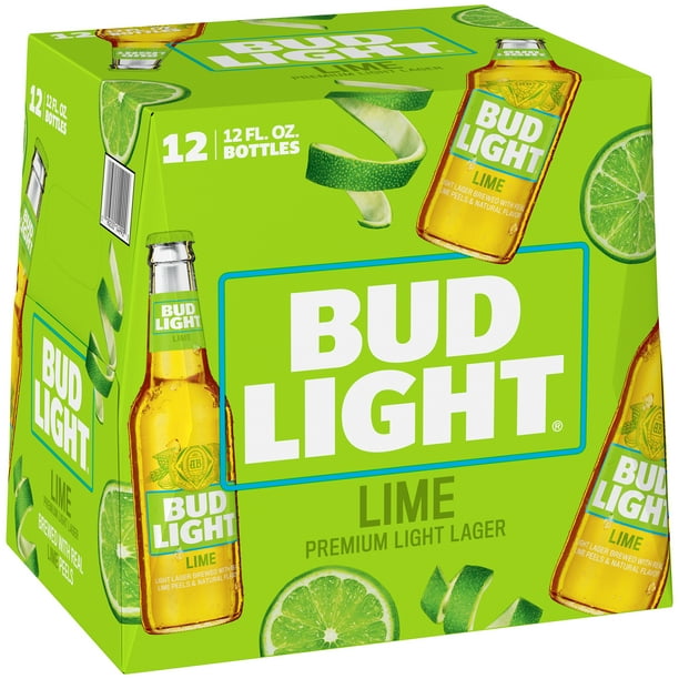 Bud Light Lime Beer, 12 Pack Beer, 12 FL OZ Bottles - Walmart.com