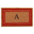 thumbnail image 2 of Momentum Mats Red Border Monogram Doormat (1'6 x 2'6), 2 of 5