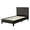 Dark Gray, variant on CorLiving Nova Ridge Dark Gray Fabric Twin Size Platform Bed with Headboard