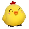 thumbnail image 3 of Juguetes de peluche de pollo de dibujos animados Kawaii para niños, muñeco de pollo amarillo suave, almohada de Animal de peluche, regalos de Navidad para niños, 25-65cm, 3 of 3
