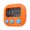 Orange, variant on Multi-Function Electronic Timer - Timer for Hamburgers - Digital Timers Big LCD Display Switch Countdown Timer for Break Time - Cooking,Gym - Meeting - Classroom - Purple