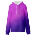 thumbnail image 4 of Durtebeua Hoodies For Women With Designs Long Sleeve Zip Up Hoodies Fashion Casual Hooded Slim Sweater Coat, 4 of 5