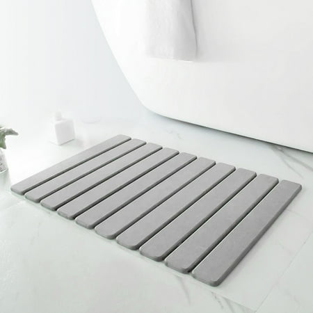 Stone Bath Mats For Bathroom, Diatomaceous Earth Bath Mat Fast Water ...