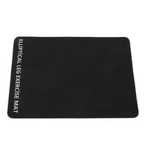 OFFIGAM 1Set Non Slip Exercise Mat for Gym Use Black Foaming PU Simple Design