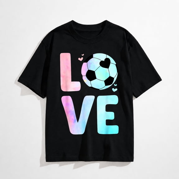 Cool Soccer Art for Women Themed Soccer Player T-Shirt