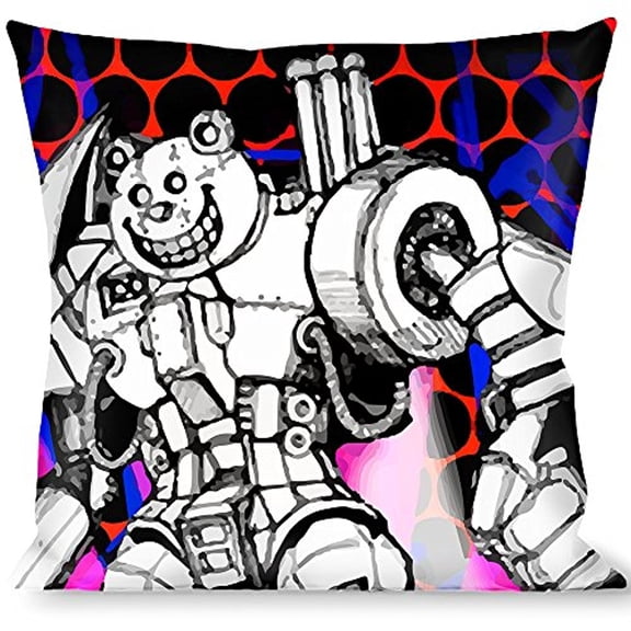 Buckle-Down Throw Pillow - Evoke 2 RoboBear