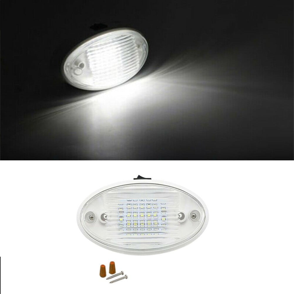 KAPAYONO 12V LED Light with Switch Caravan Motorhome Boat Awning Annex Tunnel Boot White 