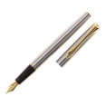 thumbnail image 6 of Diplomat Traveller Stainless Steel with Gold Trim Fountain Pen, Medium, 6 of 11