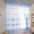 thumbnail image 2 of Oefntac Curtain 1 PCS Vines Leaves Door Window Curtain Drape Panel Sheer Scarf Valances, 2 of 2