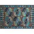 thumbnail image 1 of Ahgly Company Indoor Rectangle Oriental Light Blue Industrial Area Rugs, 8' x 12', 1 of 4