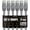 Grey, variant on Cat 6 Ethernet Cable 0.5 FT in Green 6 Pack 10 Gbps Speed Network Short Round Rj45 Outdoor Indoor Direct Burial Bare Copper LAN Patch Cable for Router Gaming PS5 XBOX Printer Computer CCTV Switch