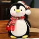 thumbnail image 2 of 25cm Soft Fat Penguin Plush Toys Stuffed Red Scarf Christmas Hat Cartoon Penguin Doll Kids Christmas Birthday Gifts Home Decor, 2 of 4