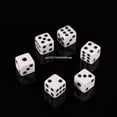 thumbnail image 4 of 100 Pcs Plastic Cube Dice for Board Games with Square Corners, 8mm / 0.31 Inch, 4 of 6