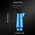 thumbnail image 5 of Uscallm under $5 8Pcs Windproof Torch Lighter, Windproof Refillable Torch Lighter,Adjustable Flame Butane Jet Lighter,Barbecue Fireplace Candle Lighting Tool,Alloy Metal Durable Pocket Lighter, 5 of 9