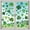 Green, variant on St. Patrick's Day Window Decorations, Reusable Spring Clover Stickers for Glass Window and Wall, Holiday Home Decor for St. Patty's Day, General Purpose Seasonal Adhesive Decoration