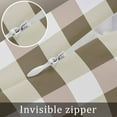 thumbnail image 7 of Brown Plaid Body Pillow Cover 20 x 54 Inch Decorative Pillow Cover Spring Summer Farmhouse Buffalo Checkered Lumbar Pillowcase Seasonal Rectangle Cushion Case for Couch Sofa Bed Living Room, 7 of 7