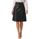 thumbnail image 1 of Falda Midi Lápiz de Cuero Sintético A-Line de Cintura Alta Vintage para Mujeres INSPIRE CHIC XL Negra, 1 of 6