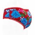 thumbnail image 5 of Paquete de Pantaletas Adda Lingerie Modelo Mirna, Estampado de flores de lycra y orilla de encaje, Corte tipo bikini a la cadera, 5 of 5