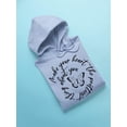 thumbnail image 3 of Love Quote Butterfly Hoodie Women -Smartprints Designs, Female 3X-Large, 3 of 4