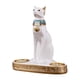 thumbnail image 3 of Soporte de vela con escultura de gato, estatuilla , soporte creativo para luz de té, estatua de gato coleccionable, portavelas para fiesta de Blanco, 3 of 9
