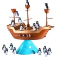 thumbnail image 1 of Pirate Ship Balance Game | Penguin Boat Stacking Game, Innovative Balance Children Toy Pirate Boat Toy Table Game For Kids, 1 of 5