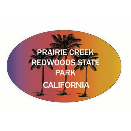 Prairie Creek Redwoods State Park California Trendy Souvenir Oval (Best Redwood Parks In California)