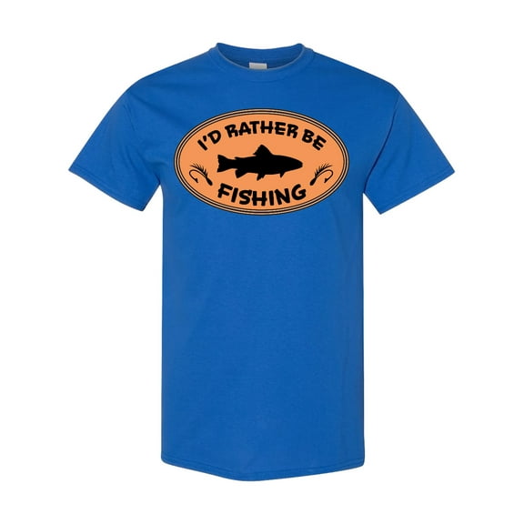 Inktastic I'd Rather Be Fishing T-Shirt
