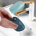 thumbnail image 3 of olkpmnmk 1Pc Self Draining Soap Dish With Suction Cup, No Drill Removable Stand Bar Soap Holder Sponge Tray, Shower Soap Dish for Bathroom and Kitchen Sink, Bathroom Kitchen Storage Accessories, 3 of 4