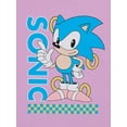 thumbnail image 2 of SEGA Girls Sonic The Hedgehog, Crew Neck, Short Sleeve, Graphic T-Shirt, Sizes 4-16, 2 of 3