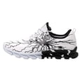 thumbnail image 3 of Asotony Men Tennis Sneakers Air Shoes Tennis Sports Running White shoe size 8.5, 3 of 7