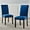 Navy, variant on Modway Parcel Performance Velvet Dining Side Chairs - Set of 2 in Teal
