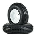 thumbnail image 1 of Yiwa 2-Pack Trailer Tires with Rims, 760 lb Capacity Tire/Wheel Assembly for Boat & Utility Trailers, 1 of 8