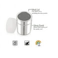 thumbnail image 3 of iKonbi Stainless Steel Chocolate Shaker| Chat Masala Sprinkler| Dredger Shaker- Set of 2, 3 of 3