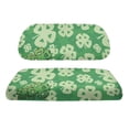 thumbnail image 2 of Pzuqiu St patrick's day Clover Pattern Golf Cart Seat Covers Washable, for Golf Carts, Golf Cart Front Seat Cover Kit, Compatible with 2 Person Seats Golf Carts Ezgo, 2 of 10
