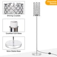 thumbnail image 4 of Lámpara de pie Seaside Village Crystal con elegante pantalla LED, 4 of 6