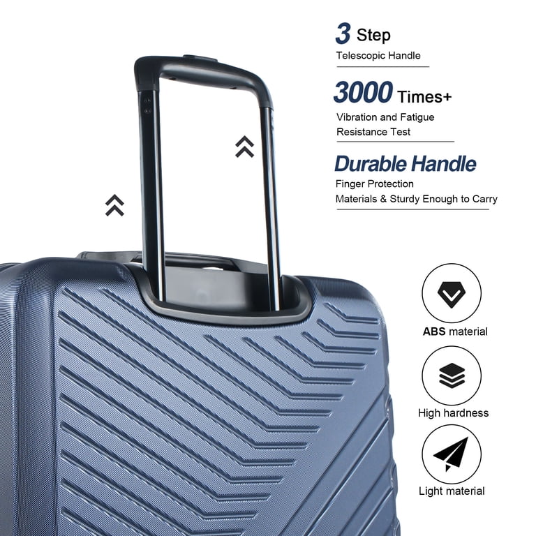 Travelhouse 3 Piece Hardshell Luggage Set Hardside Lightweight