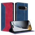 thumbnail image 1 of Phone Case for Google Pixel 10 Pro XL FOXDOCK Premium Leather,Creative Dual-Color Cover with Card Slot,Shockproof, 1 of 7