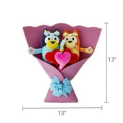 Bluey Plush Bouquet 5-Piece Set – Valentine's Gift with Bluey