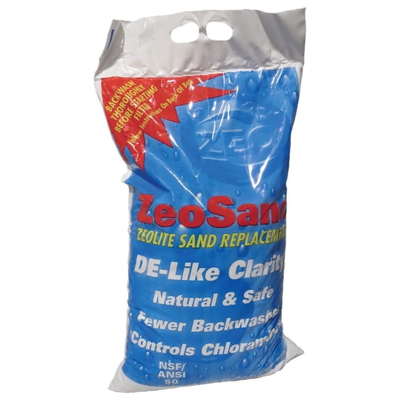 Pool Filter Media - 25lbs Filter Sand Replacement; Superior Filtration Down to 3 Microns; Lasts Up to 5 Years; Equivalent to 50lbs of Sand