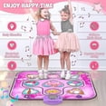 thumbnail image 4 of Dance Mat Toys For 3-12 Years Old Girls Birthday Gifts, Musical Dance Mat For Kids, Dance Pad With Led Lights, 4 of 5