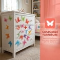 thumbnail image 4 of Unique Bargains 90 PCS Butterfly Wall Decals for Home Decoration Purple Pink 3.1" x 2.6", 4 of 5