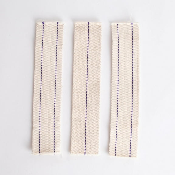 1 5/8" Wide Flat Cotton Oil Lamp Lantern Replacement Wicks Pack of 3