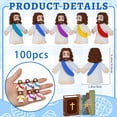 thumbnail image 3 of NeoMart-100 Pcs Little Jesus Figures, Mini Jesus Figurines in Bulk Tiny Jesus Christ Toys to Hide and Seek Christian Sunday School Religious Party Favors Baby Jesus Baptism Gifts for Easter Stuffers, 3 of 9