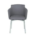 thumbnail image 4 of Milan Fauteuils Club Danah avec Dossier Pivotant à Mémoire, Gris (Ensemble de 2), 4 of 8
