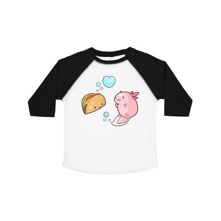 

Inktastic An Axolotl Meets a Taco Gift Toddler Boy or Toddler Girl T-Shirt