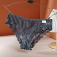 Breathable Cheeky Panties for Women Mid Waisted Solid Thongs Underwear