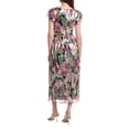 thumbnail image 2 of Adrianna Papell womens  Short Sleeve Midi Dress, 2, Navy, 2 of 3